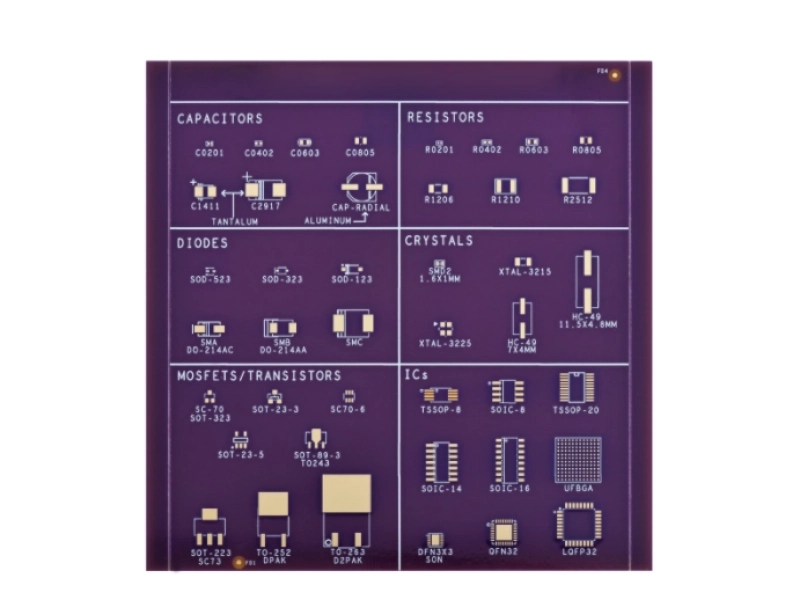 SMT Reference Board with Specialized PCB Fabrication